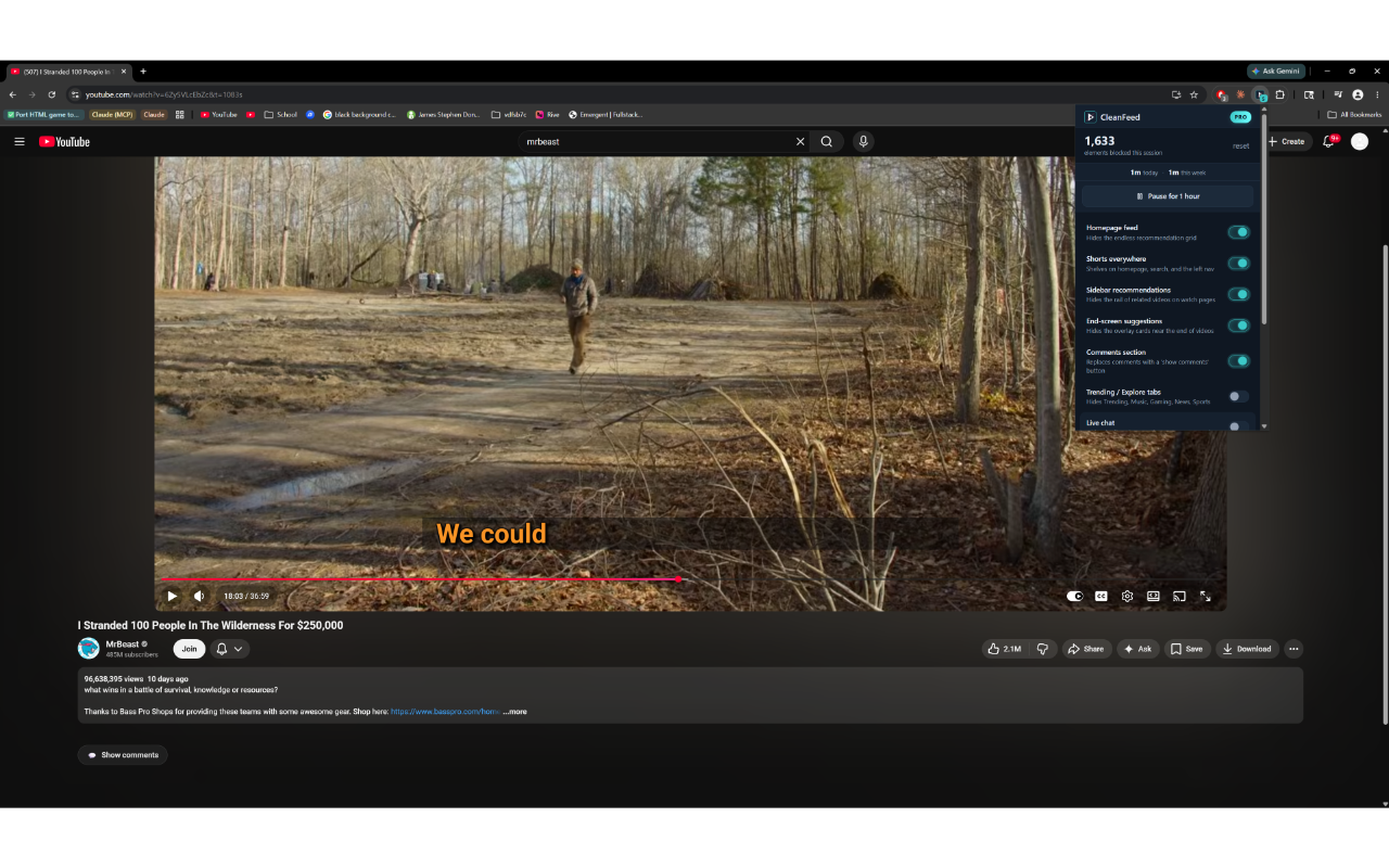 CleanFeed Pro upsell modal